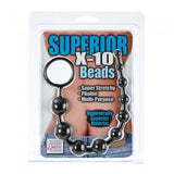 Silicone X-10 Beads - Black