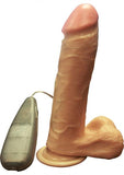 Vibrating Emperor Dildo 8 Inch Ivory