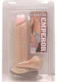 Vibrating Emperor Dildo 8 Inch Ivory