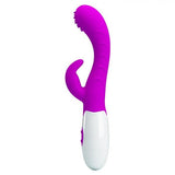 Pretty Love Arthur Waving Silicone Rabbit Vibrator Purple