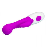 Pretty Love Arthur Waving Silicone Rabbit Vibrator Purple