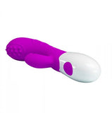 Pretty Love Arthur Waving Silicone Rabbit Vibrator Purple