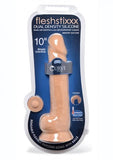 Curve Novelties Fleshstixxx 10" Dildo W/balls - Tan