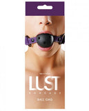 Lust Bondage Ball Gag Purple O/S