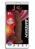 Jock 9 inches Bareskin Dong with Balls Latte Tan