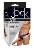 Jock Ryder Wide Band Strap On Harness Black O/S