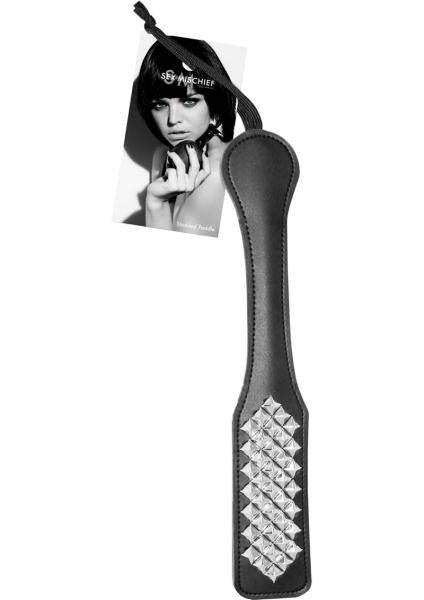 Sex And Mischief Studded Paddle Black