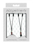 Sexperiments Ruby Black Nipple Clamps