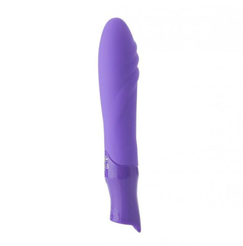 Margo Maia Silicone Textured Bullet Vibrator Purple