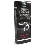 Fifty Shades of Grey You Are Mine Metal Handcuffs