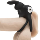 Happy Rabbit Cock Ring Rechargeable Black