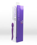 Twisty Dual Vibrating Wand Neon Purple