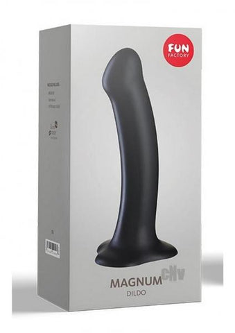 Fun Factory Magnum 7" Silicone Dildo - Black