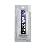 F*ck Water Water Based Lubriicant Pillow Packs .3oz 100pcs