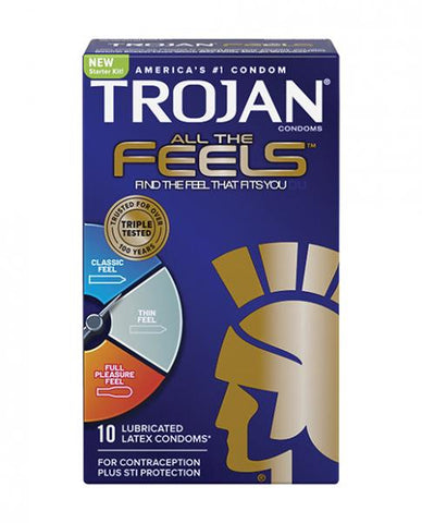 Trojan All The Feels Condoms - Pack Of 10