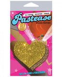 Pastease Gold Glitter Heart Pasties O/S