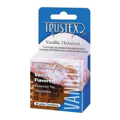 Trustex Flavored Condoms Vanilla 3 Pack