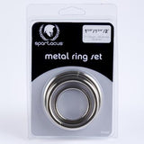 Spartacus Metal Cock Ring Set ( 3 Rings)