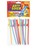 Party Pecker Sipping Straws (assorted)