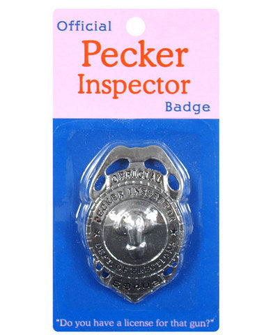 Official Pecker Inspector Badge