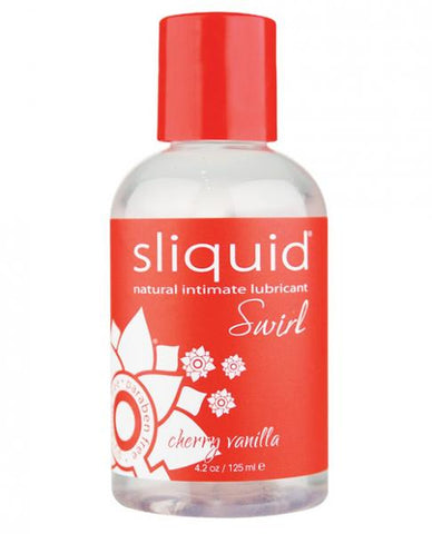 Sliquid Swirl Cherry Vanilla Flavored Lubricant 4.2oz