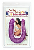 Lucky Lady Dual Stimulator Purple Double Dong