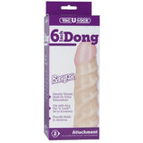 Vac-U-Lock 6" Raging Hard-Ons Dong - Beige