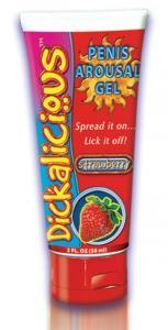 Dickalicious Penis Arousal Gel 2oz Strawberry