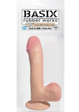 Basix Rubber Works 7.5in. Dong Suction Cup Beige