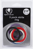 Spartacus Nitrile Cock Rings 5 Pack 1.5 inches