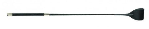 Black Leather Riding Crop