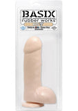 Basix Rubber Works - Big 7in Dong With Suction Cup Flesh