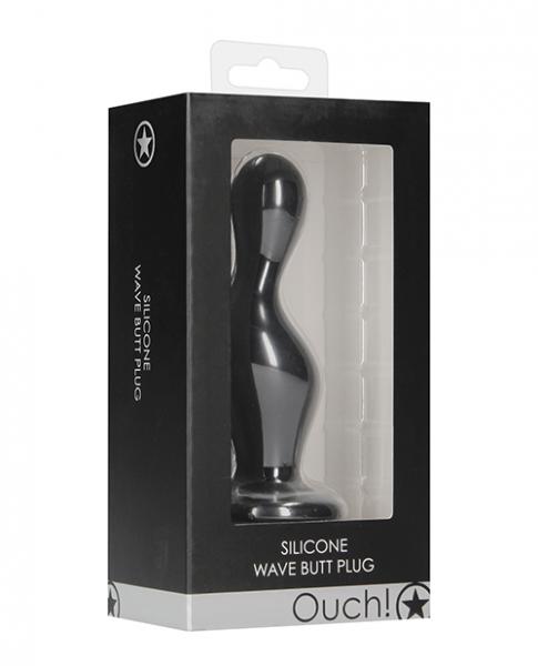 Ouch Wave Butt Plug Black