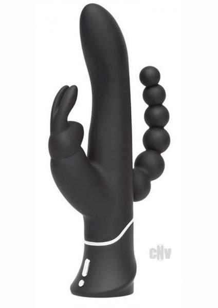 Happy Rabbit Triple Curve Black Vibrator