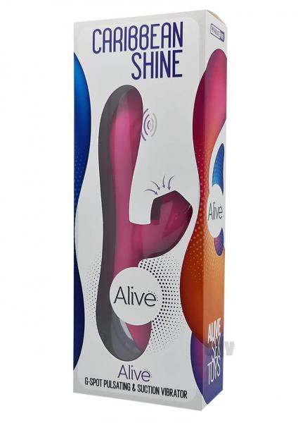 Caribbean Shine Pulsing Dual Stimulator - Pink