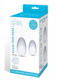 Glas 2-piece Glass Yoni Egg Set