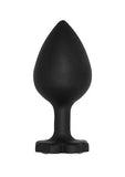 Ouch! Large Lucky Diamond Butt Plug - Black