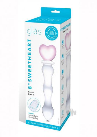 Glas 8" Sweetheart Glass Dildo