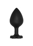 Ouch! Regular Lucky Diamond Butt Plug - Black