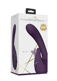 Vive - Miki Rechargeable Pulse-wave & Flickering Silicone Vibrator - Purple