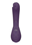 Vive - Miki Rechargeable Pulse-wave & Flickering Silicone Vibrator - Purple