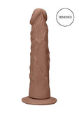 Real Rock Realistic Dildo - 7" - 17 Cm - Mocha