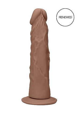 Real Rock Realistic Dildo - 7" - 17 Cm - Mocha