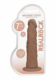 Real Rock Realistic Dildo - 7" - 17 Cm - Mocha