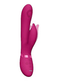 Vive - Aimi Rechargeable Triple-motor Swinging Silicone Rabbit - Pink