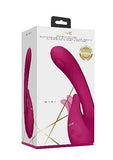 Vive - Miki Rechargeable Pulse-wave & Flickering Silicone Vibrator - Pink