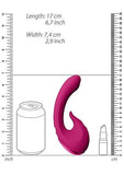 Vive - Miki Rechargeable Pulse-wave & Flickering Silicone Vibrator - Pink