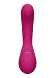 Vive - Miki Rechargeable Pulse-wave & Flickering Silicone Vibrator - Pink