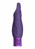 Royal Gems - Sparkle - Silicone Rechargeable Bullet - Purple