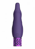 Royal Gems - Sparkle - Silicone Rechargeable Bullet - Purple